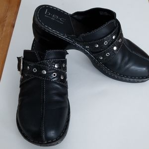 BOC black clogs